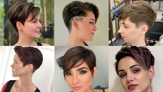 Gorgeous older womens over 50 short pixie bob haircuts/pixie hairstyles #pixie