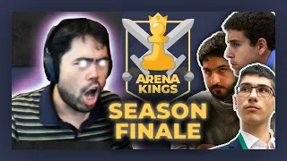 Hikaru Battles Alireza Firouzja and Daniel Naroditsky in the Arena Kings Season Finale