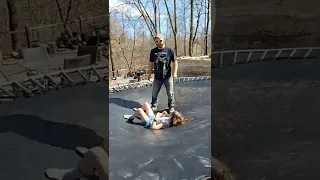 trampoline catch