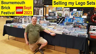 Bournemouth Brick Festival September 2023 - Selling my Lego sets - I had an amazing day!