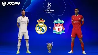 EA SPORTS FC 24 | Real Madrid VS Liverpool | UEFA Champions League Final | Wembley Stadium | PS4