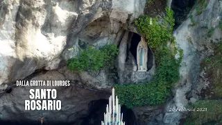SANTO ROSARIO da Lourdes - misteri dolorosi - 20/02/2024