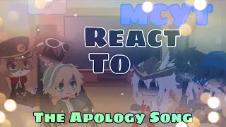 || MCYT React To “The Apology Song” // Requested // Lazy // Dream & Tubbo Brothers AU // Angst(?) ||