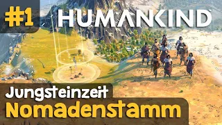 Let's Play Humankind #1: Unsere Geschichte beginnt! Oder: Es heißt DAS Mammut! (Gameplay / Deutsch)