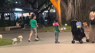 KEEP ON ROLLIN’ IN AYALA TRIANGLE GARDEN #scooter #sundayroutine