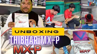 Tibhar Evolution MXP Unboxing & Rubber Installation in Hindi#tibhar