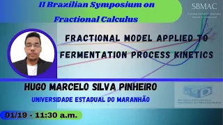 Fractional model applied to fermentation process kinetics