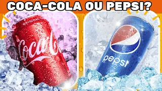 O que você prefere? Coca-Cola ou Pepsi? VERSÃO BEBIDAS!