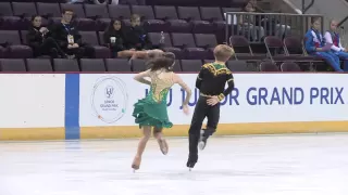 2015 ISU Jr. Grand Prix- Colorado Springs Free Danec Eliana GROPMAN / Ian SOMERVILLE USA