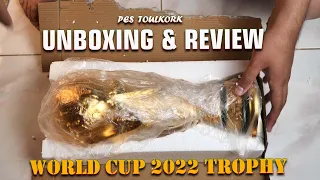 UNBOXING & REVIEW - The Qatar World Cup Trophy 2022 - PES TOULKORK #4