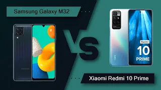 Samsung Galaxy M32 Vs Xiaomi Redmi 10 Prime - Full Comparison [Full Specifications]