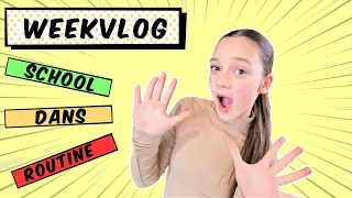 Dit Zijn Mijn Punten Op School - WEEKVLOG