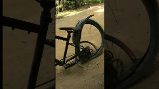 Morzine Roadgap crash (Hardtail)  #downhill #hardtailmtb #mtb #roadgap