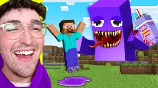 I Fooled My Friend with GRIMACE in Minecraft