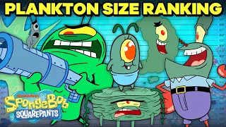 Every Plankton Ranked By Size! 👁📏 | SpongeBob