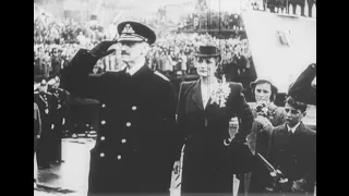 King Haakon VII returns to Norway in 1945 after 5 years in exile during WWII