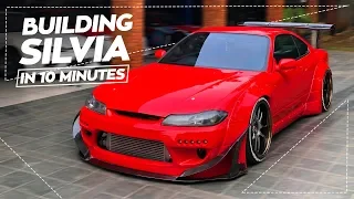 Building a Nissan Silvia S15 in 10 Minutes!