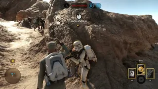 Star Wars Battlefront 1- Solid Walker Assault Match with My Sibling