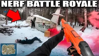 NERF FIRST PERSON SHOOTER BATTLE ROYALE!! 🔥💥 Worlds Biggest Nerf War