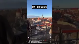 Instagram vs reality on the Paktuli viewing platform in Tallinn 🇪🇪