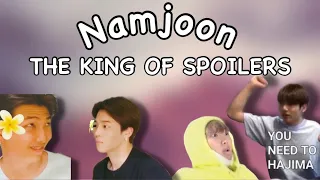 Namjoon, The King of Spoilers