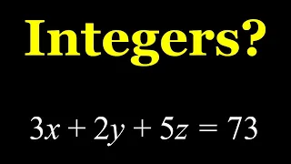 A Linear Diophantine Equation