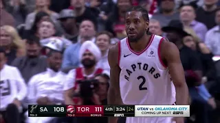 [NBA CLUTCH HIGHLIGHT]  San Antonio Spurs VS  Toronto Raptors (100-106, 4th 5:52)- Feb 22, 2019
