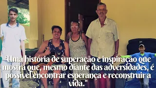 Este vídeo conta a história de um jovem que enfrentou um grave acidente que mudou sua vida