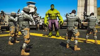 Amazing Hulk vs Army | GTA 5 Mods