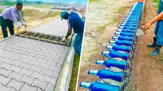 Most Skillful Chinese Workers Doing Their Job Perfectly