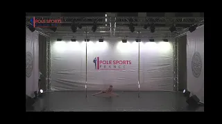 Ingrid Lauroz 1ere place Élite Women Master 40+ Pole Sports France