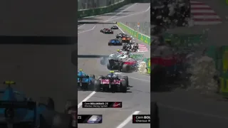 F2 huge crash at baku (4 cars involved) edit*