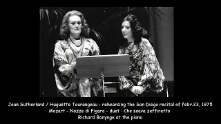 Mozart - Nozze di Figaro - duet - sung by Joan Sutherland and Huguette Tourangeau