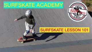 VS Surfskate academy lesson 101: How to start surfskateing