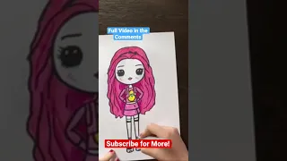 How to Draw Rainbow High Fashion Doll Bella#howtodraw #bellarainbowhigh #drawingtutorial