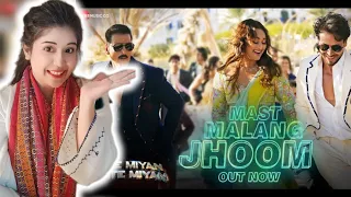 Mast Malang Jhoom Reaction⚡Akshay,Tiger&Sonakshi|BMCM | Song| Arijit Singh ,Vishal M & Nikhita