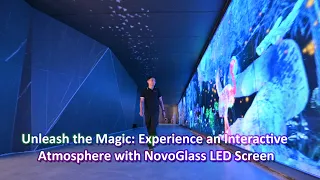 Unleash the Magic: Experience an Interactive Atmosphere with NovoGlass LED Screen