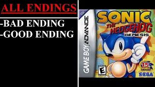 Sonic the Hedgehog Genesis [USA] (Game Boy Advance) - (All Endings)