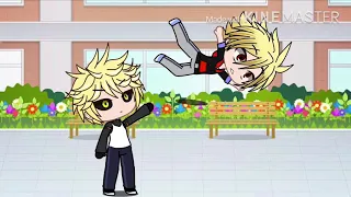 Genos vs Bakugo | part 3 of mha meet opm | gacha life