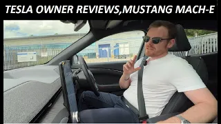 TESLA Owner Tests Out A MUSTANG MACH-E