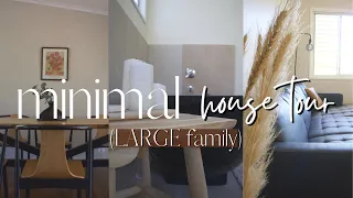 Minimalist Large Family Home Tour: Exploring Minimal House