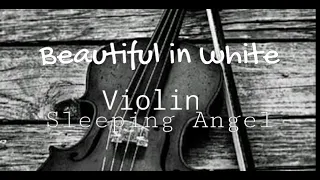 Beautiful in white ( violin instrument)