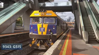 An Interesting Thursday of Freight At Middle Footscray And Bunbury Tunnel