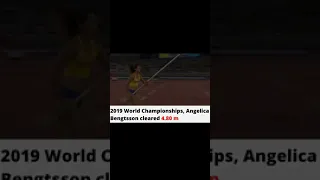 women pole vault jamp World record .