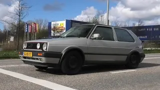 600HP VW Golf 2 VR6 TURBO | Acceleration & Engine sound! | One Shot Video