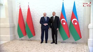 Состоялась встреча президентов Азербайджана и Беларуси один на один