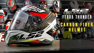 LS2 Carbon Fiber Helmet FF805 THUNDER I Unboxing & Review