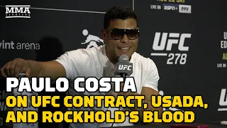 Paulo Costa On UFC Contract, USADA and Luke Rockhold Rubbing Blood On Him | UFC 278 | MMA Fighting