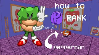 how to p rank pepperman boss fight