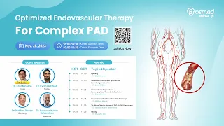 Webinar | Optimized Endovascular Therapy For Complex PAD | Nov. 28